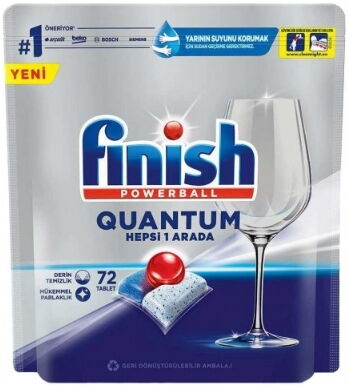 Finish Quantum Bulaşık Tableti 72'li X 5 Adet