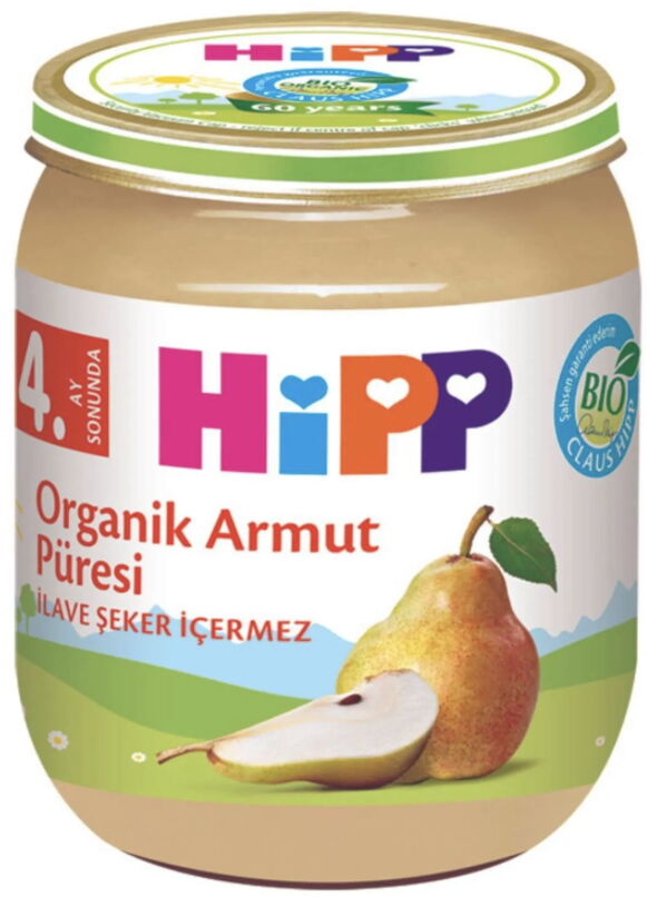 Hipp Organik Armut Püresi 125 gr X 6 Adet