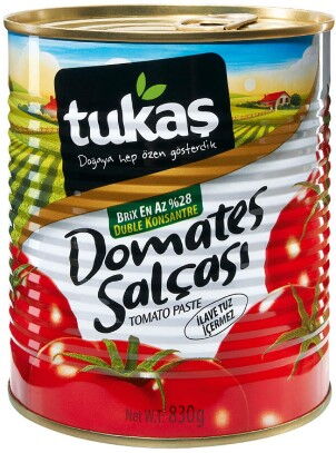 Tukaş Domates Salçası 830 gr X 24 Adet