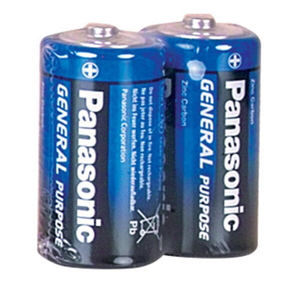 Panasonic Çinko Karbon Büyük Boy Pil (D) R20BE/2PS X 24 Adet