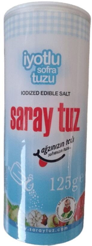 Saray Tuz Tuzluklu 125 gr X 25 Adet