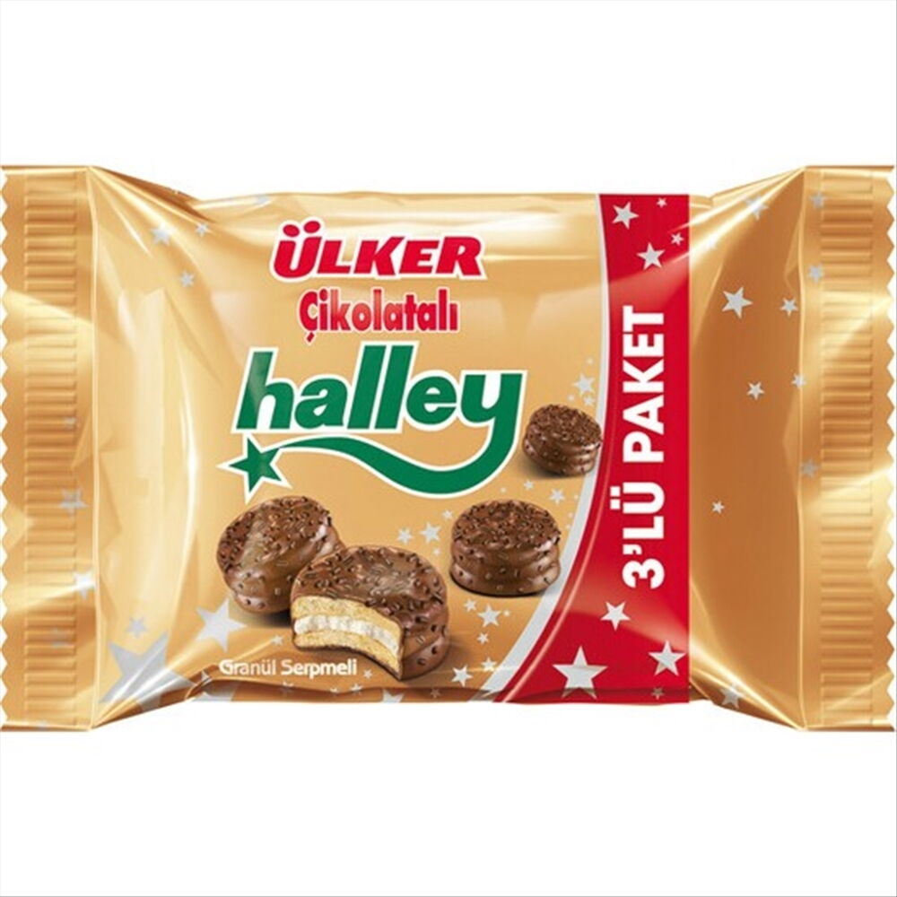 Ülker Halley Mini 3x66 gr X 18 Adet 