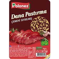 Polonez Dana Çemeni Sıyrılmış Pastırma 75 gr X 12 Adet