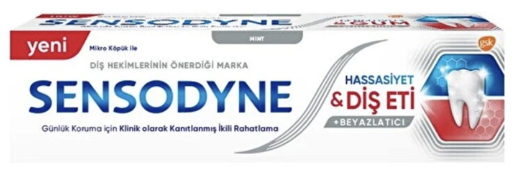 Sensodyne Hassasiyet & Diş Eti Beyazlatıcı 75 ml X 12 Adet