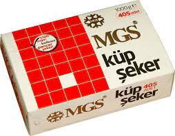 Mgs Küp Şeker 405'li 1 kg X 20 Adet