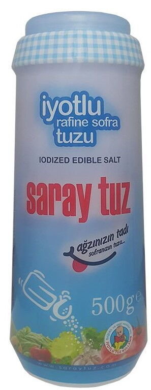 Saray Tuz Tuzluklu 500 gr X 20 Adet