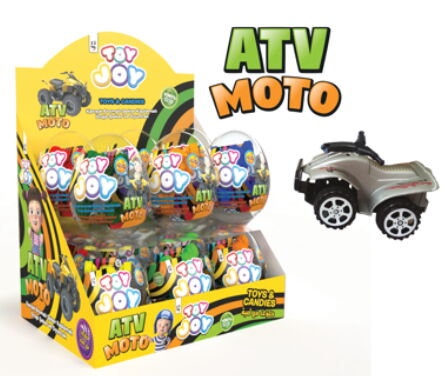 Aras Atv Moto Oyuncaklı Şekerli Yumurta 10 gr X 12 Adet