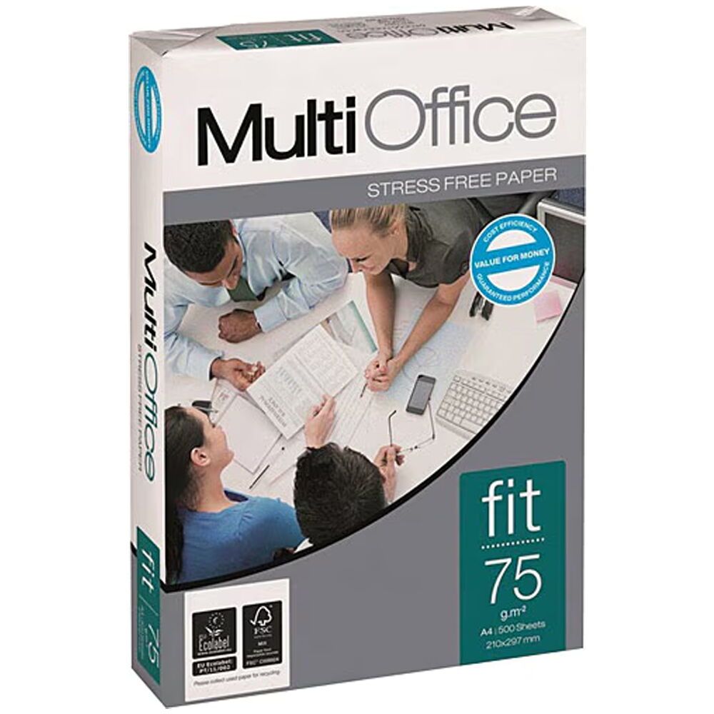 Multi Office Fotokopi Kağıdı 500 'lü A3 75 GR (stressiz kağıt) X 5 Adet