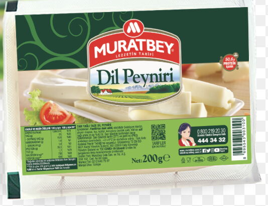 Muratbey Dil Peyniri 200 gr X 1 Adet