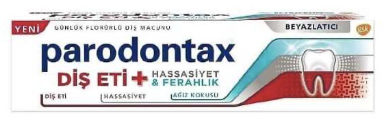 Parodontax Diş Eti+Hassasiyet&Ferahlık Beyazlatıcı Diş Macunu-Yeni 75 ml X 12 Adet