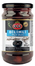 Ece Siyah Zeytin Dilimli Kavanoz 320 cc X 12 Adet