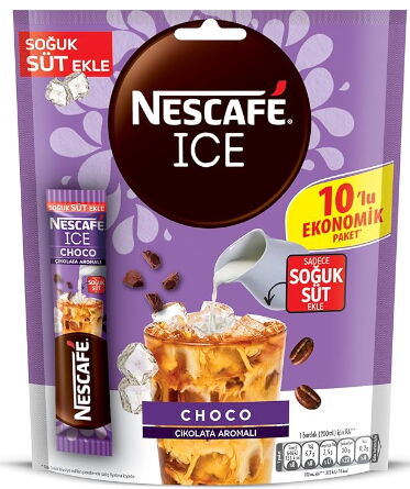 Nescafe 3ü1 Arada İce Choco 10,6 gr 10'lu Paket X 1 Adet