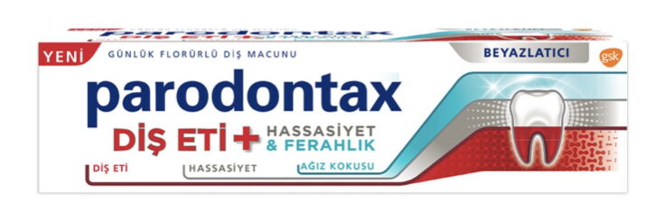 Parodontax Diş Eti+Hassasiyet&Ferahlık Diş Macunu -Yeni 75 ml X 12 Adet