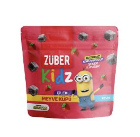 Züber Kidz Çilekli Meyve Küpü 49 gr X 12 Adet