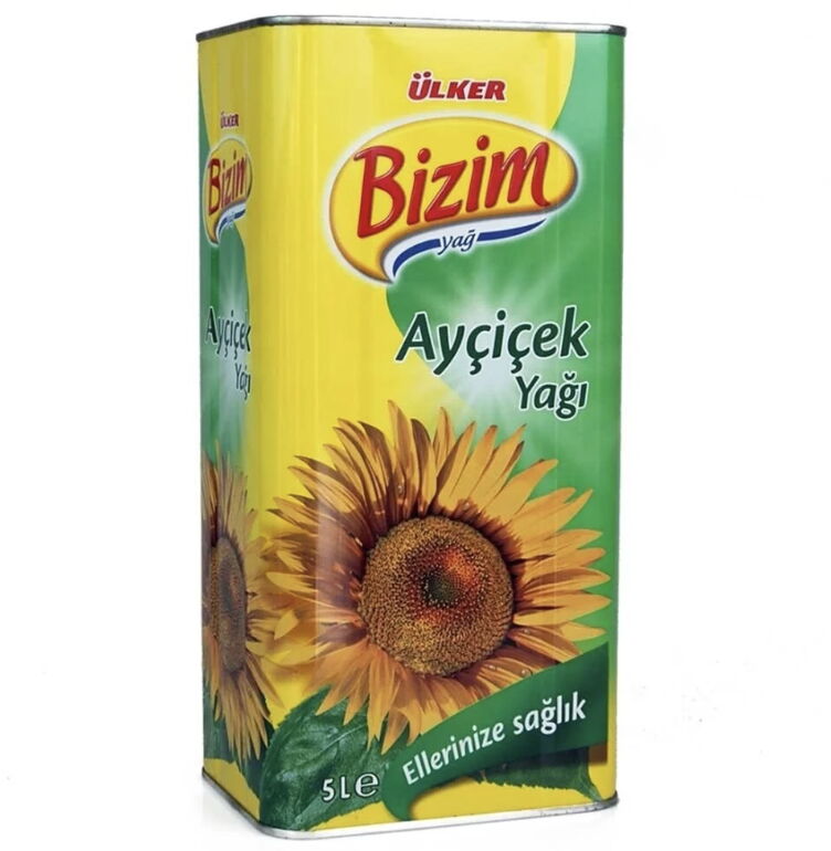 Bizim Ayçiçek Yağı Tnk 5 lt X 4 Adet