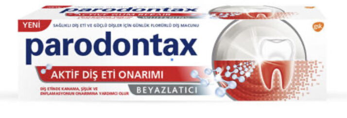 Parodontax Aktif Diş Eti Onarımı Beyazlatıcı Diş Macunu 75 ml X 12 Adet