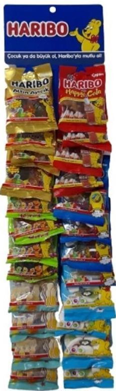 Haribo Askılı Stripe Mix 35 gr 24'lü X 1 Adet 