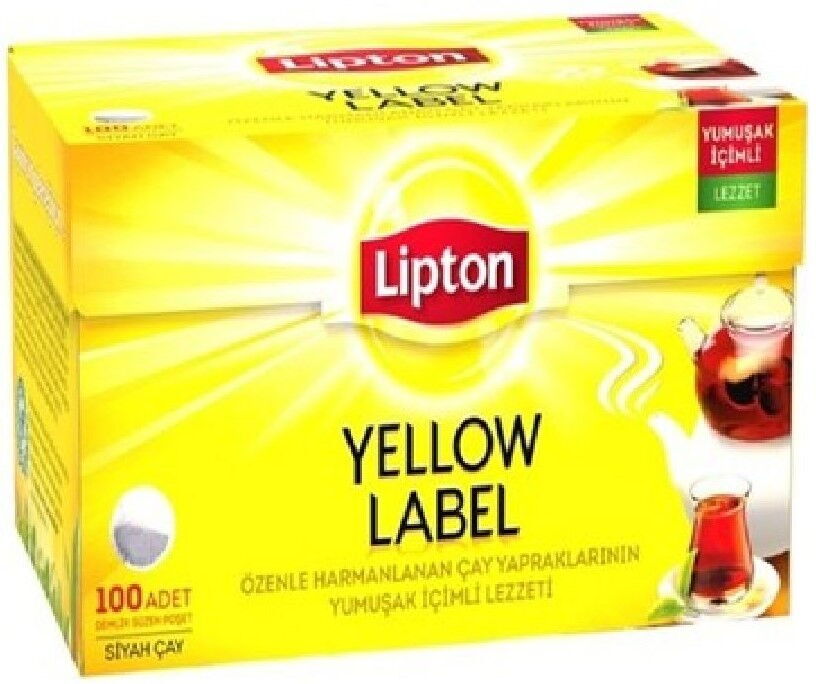 Lipton Yellow Label Demlik Çay 100'lü X 16 Adet 