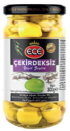 Ece Yeşil Zeytin Çekirdeksiz Kavanoz 320 cc X 12 Adet