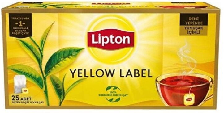 Lipton Yellow Label Bardak Çay 25'li X 12 Adet 