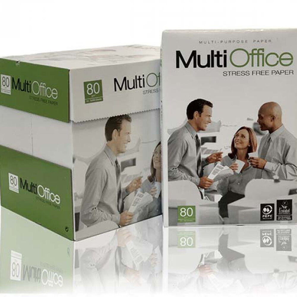 Multi Office Fotokopi Kağıdı 500 'lü A4 80 GR (stressiz kağıt) X 5 Adet