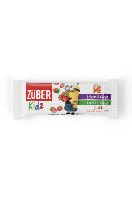 Züber Kidz Çilekli Ve Kakaolu Meyve Tatlısı 30 gr X 16 Adet