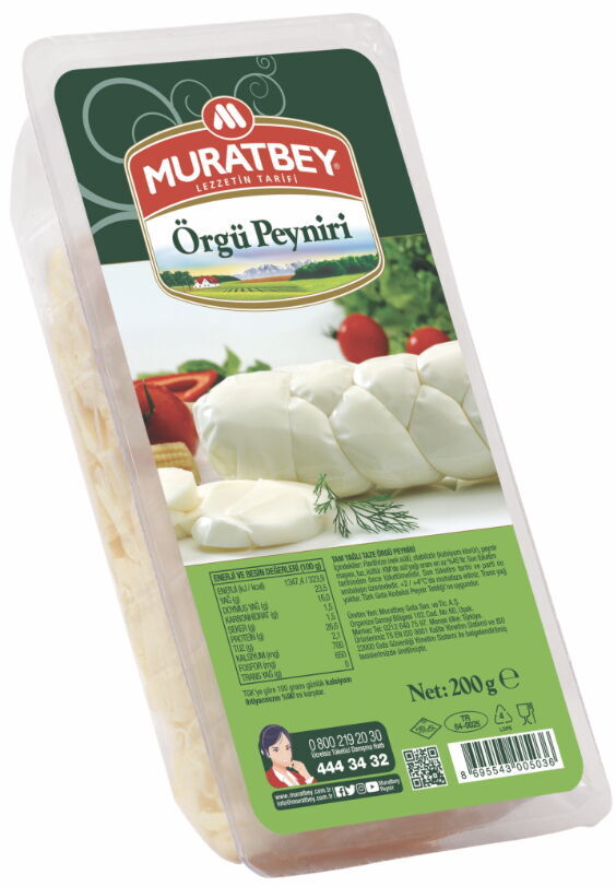 Muratbey Örgü Peyniri 200 gr X 12 Adet