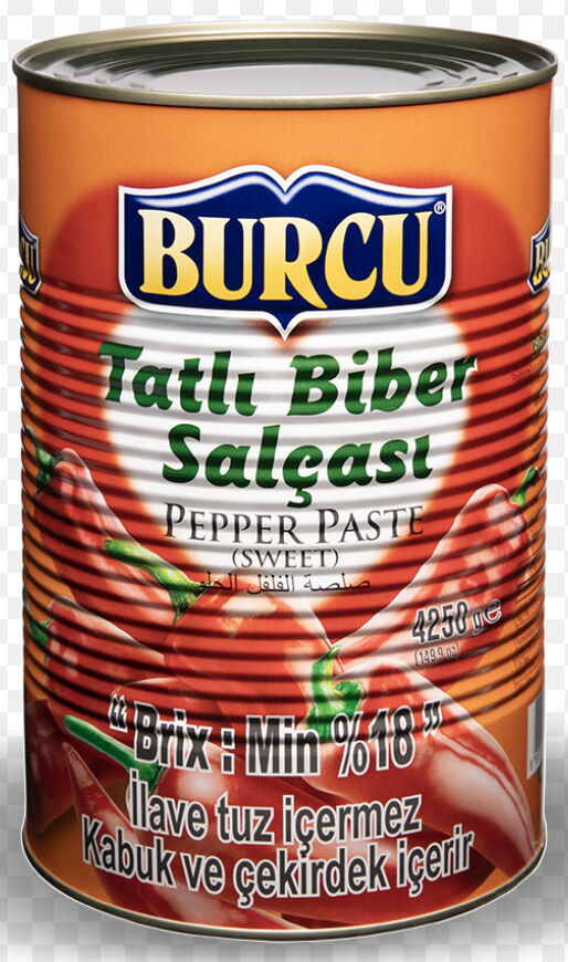 Burcu Biber Salçası 4250 gr X 6 Adet