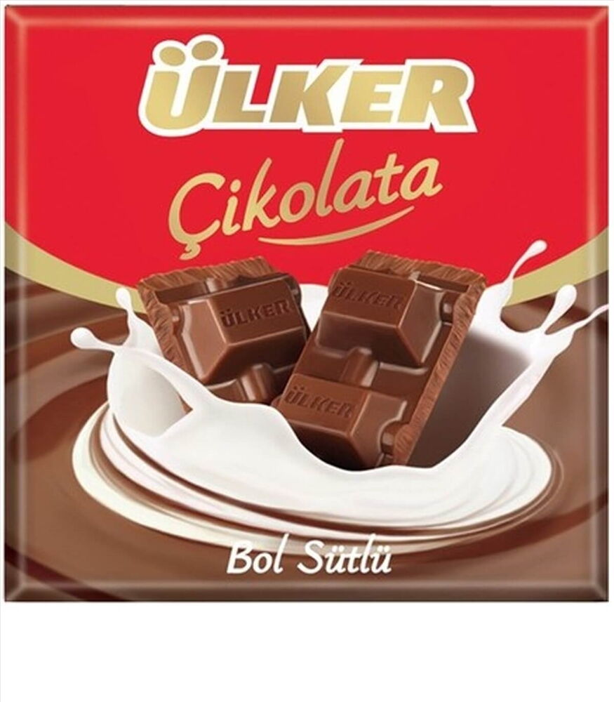 Ülker Kare Çikolata Sütlü 60 gr X 6 Adet