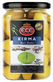 Ece Yeşil Zeytin Kırma Kavanoz 720 cc X 12 Adet