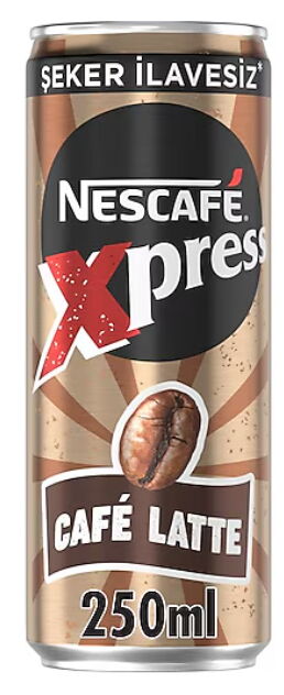 Nescafe Xpress Zero Latte 250 ml X 24 Adet