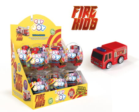 Aras Fire Kids Oyuncaklı Şekerli Yumurta 10 gr X 12 Adet