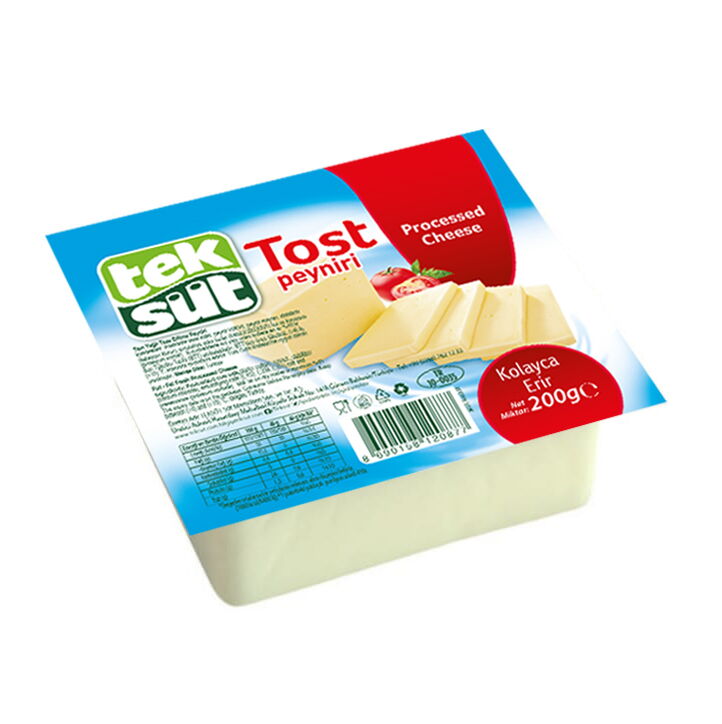 Teksüt Tost Peyniri 200 gr X 5 Adet