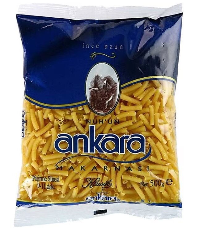 Ankara Makarna İnce Uzun 500 gr X 20 Adet