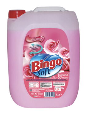 Bingo Yumuşatıcı Gül Pembe 5 lt X 4 Adet