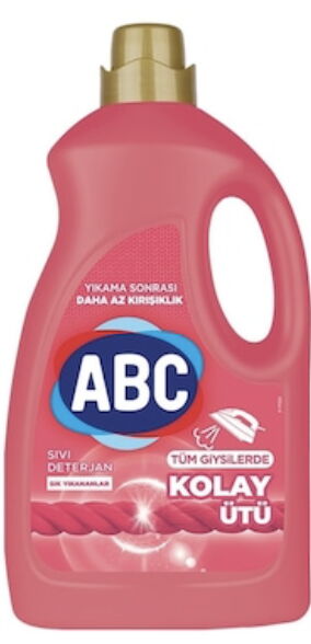 Abc Sıvı Çamaşır Deterjanı Kolay Ütü 2700 ml X 6 Adet