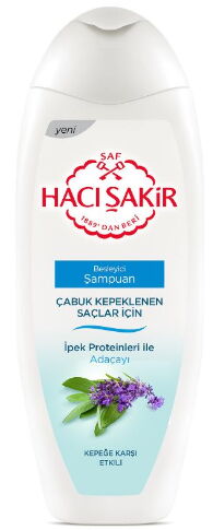 Hacı Şakir Şampuan Kepek Adaçayı 500 ml X 12 Adet