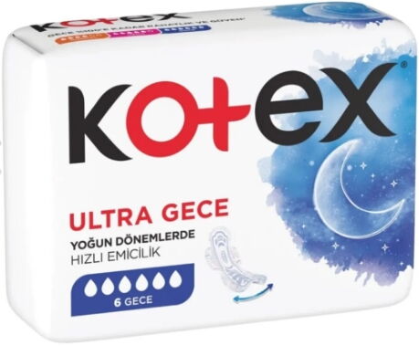 Kotex Tekli Ultra Gece 6'lı X 24 Adet