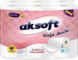 Aksoft Kağıt Havlu 6'lı X 4 Adet