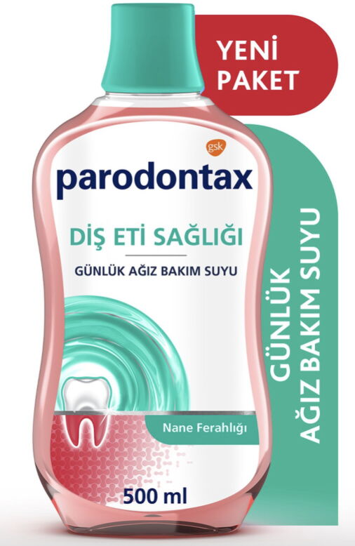 Parodontax Nane Ferahlığı Ağız Bakım Suyu 500 ml X 12 Adet