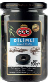 Ece Siyah Zeytin Dilimli Kavanoz 720 cc X 12 Adet