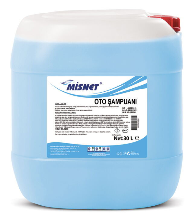 Misnet Oto Şampuanı 30 kg X 1 Adet