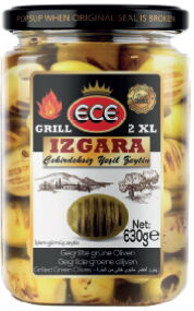 Ece Yeşil Zeytin Izgara Yağlı Kavanoz 720 cc X 12 Adet