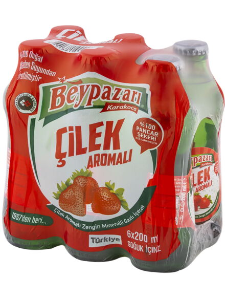 Beypazarı Çilek Maden Suyu 200 ml X 24 Adet