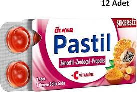 Ülker Pastil Zencefil Zerdeçal Propolis X 12 Adet