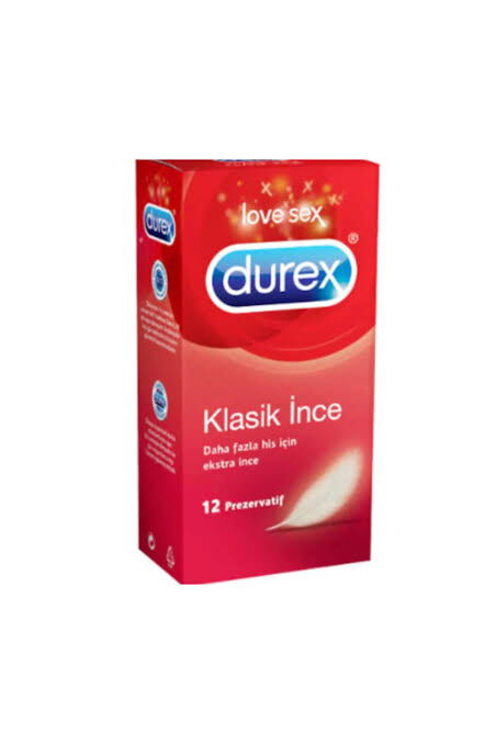 Durex Klasik İnce 12'li X 1 Adet