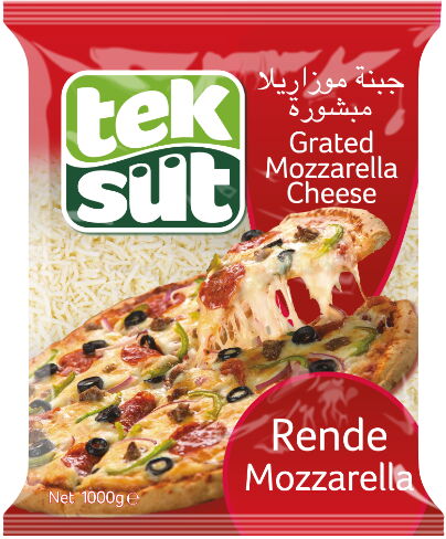 Teksüt Rende Mozzarella Peyniri 1 kg X 1 Adet