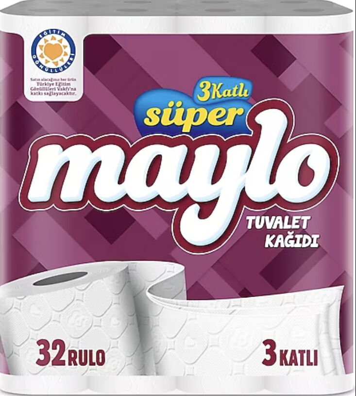 Maylo Tuvalet Kağıdı 32'li X 3 Adet