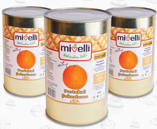 Mivelli Portakal Şekerleme 5 kg X 1 Adet