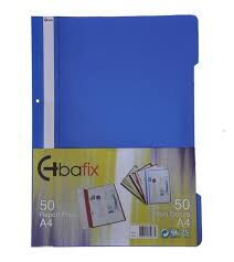 Bafix Telli Dosya Plastik Xl Mavi A4 X 50 Adet